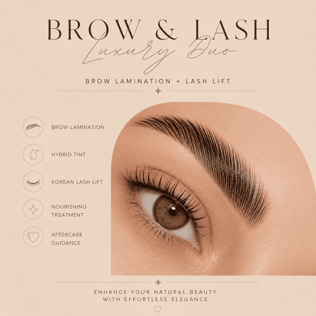 BROW LAMI+K LASH LIFT+FULL FACE WAX at Estephanie in New York, NY